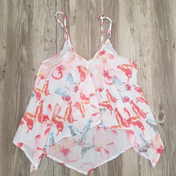 Beautiful Sheer Butterfly Blouse - Picture 1 of 2